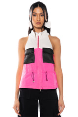 OLLIE MULTICOLOR SLEEVELESS BLOUSE