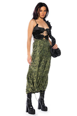 ONE KISS MIDI SKIRT