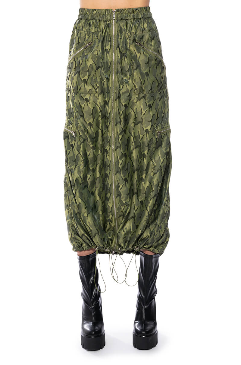 ONE KISS MIDI SKIRT