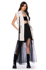 OOPS IM CUTE LONG TULLE SKIRT VEST