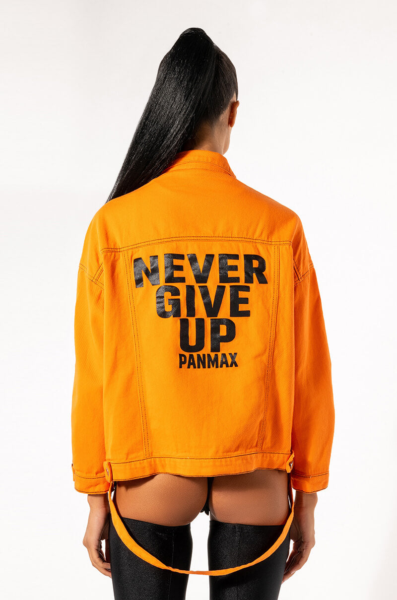 ORANGE EYE DENIM JACKET