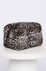 Take A Leap Cosmetic Bag Leopard