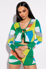 DONNA TIE FRONT CARDIGAN
