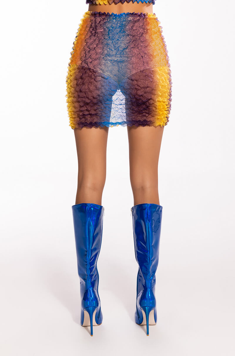 PALOMA TEXTURED MINI SKIRT
