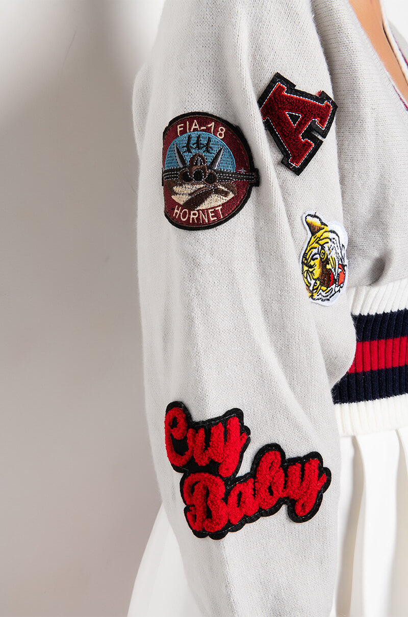 PATCHES ON PATCHES SWEATER