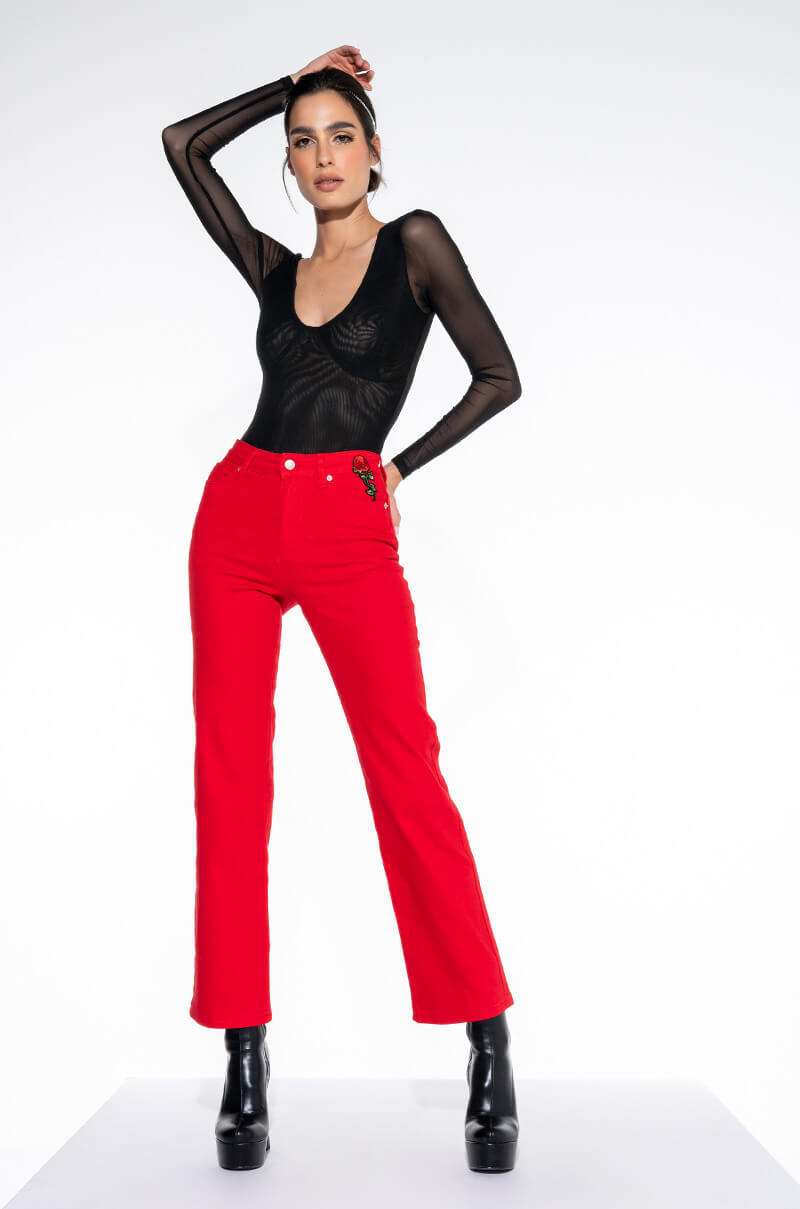 PAXTON MESH LONG SLEEVE BODYSUIT