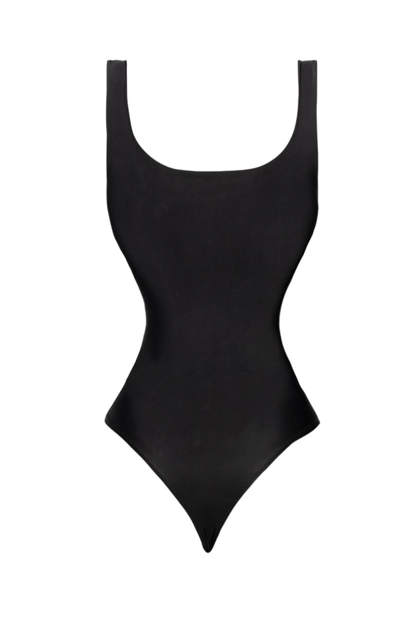 PAXTON ROUND NECK SLEEVELESS BODYSUIT