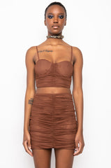PERSEPHONE CROPPED MESH TANK