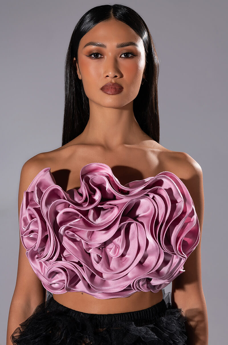 GOOD GIRL STATEMENT STRAPLESS TOP
