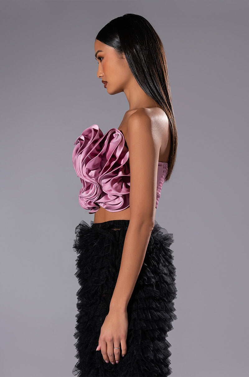 GOOD GIRL STATEMENT STRAPLESS TOP