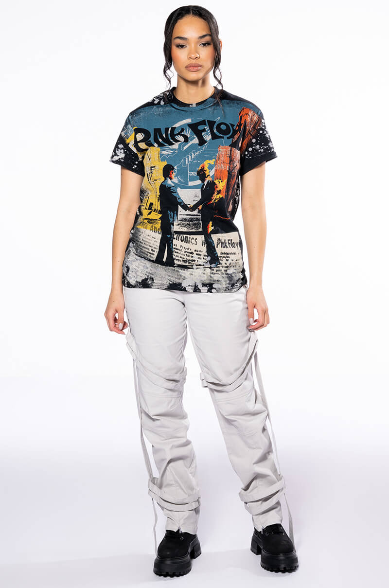 PINK FLOYD SPLATTER GRAPHIC TSHIRT
