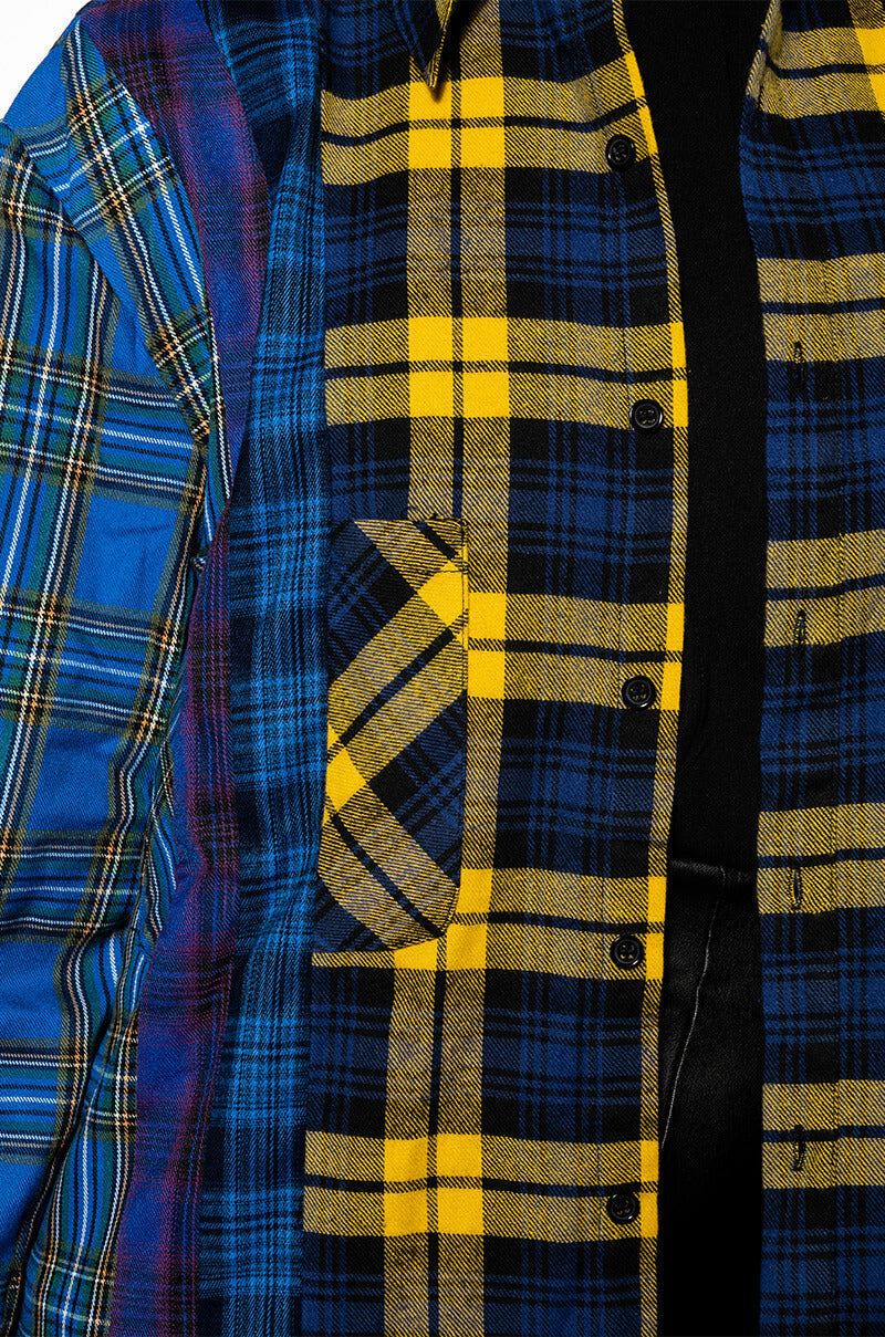 PLAID ROMANCE BUTTON DOWN BLOUSE