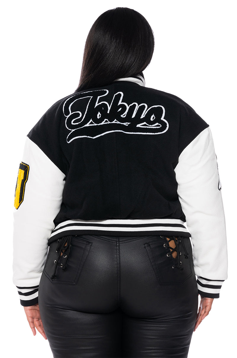 PLUS AZALEA WANG RUELA VARSITY JACKET