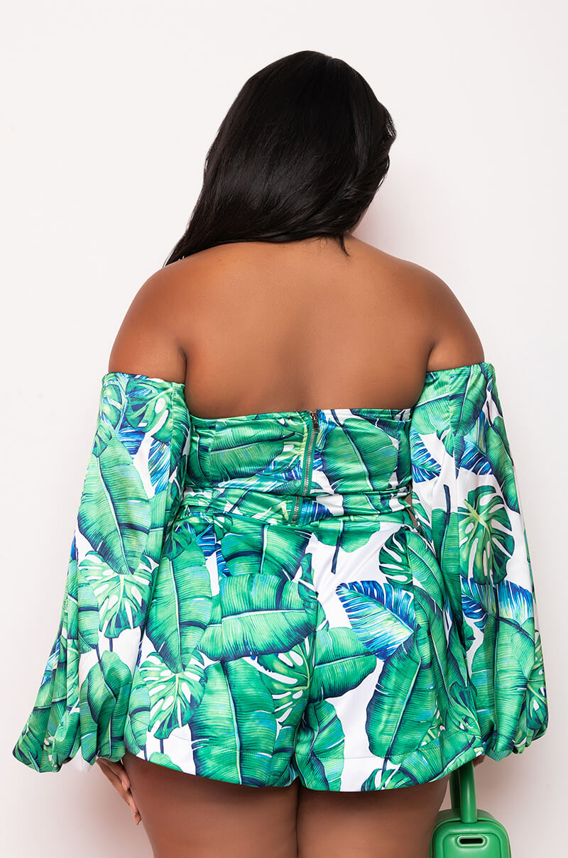 PLUS CAYMAN DREAM SATIN BLOUSE