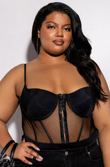 PLUS ESME CORSET BODYSUIT