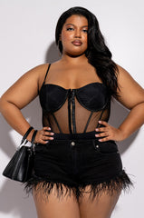 PLUS ESME CORSET BODYSUIT