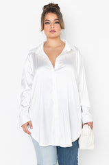 READY FOR ANY OCCASION SATIN SHIRT PLUS SIZE