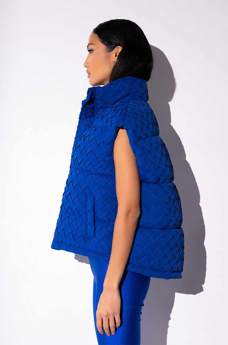 WEAVE OVERSIZED PUFFER VEST