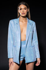 POP STAR SHINE BRIGHT RHINESTONE HOT SHORT