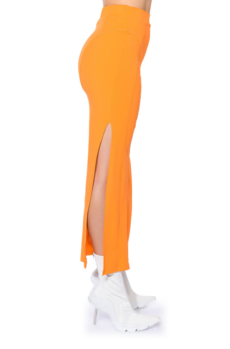 PRETTY GIRL MAXI SLIT SKIRT