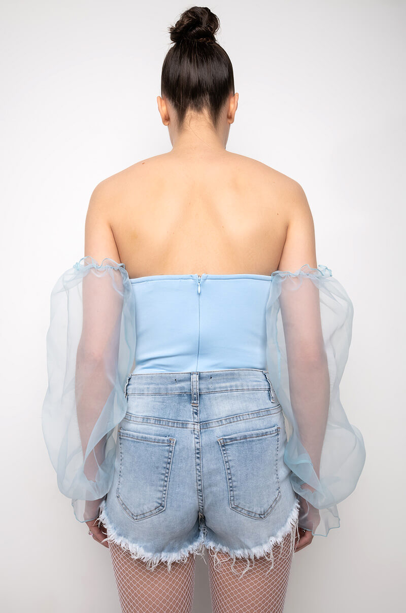NADINE ATTACHED SLEEVE BODYSUIT