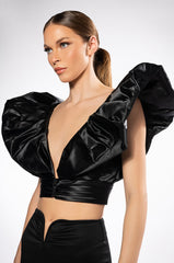 PUFF SHOULDER BOLERO