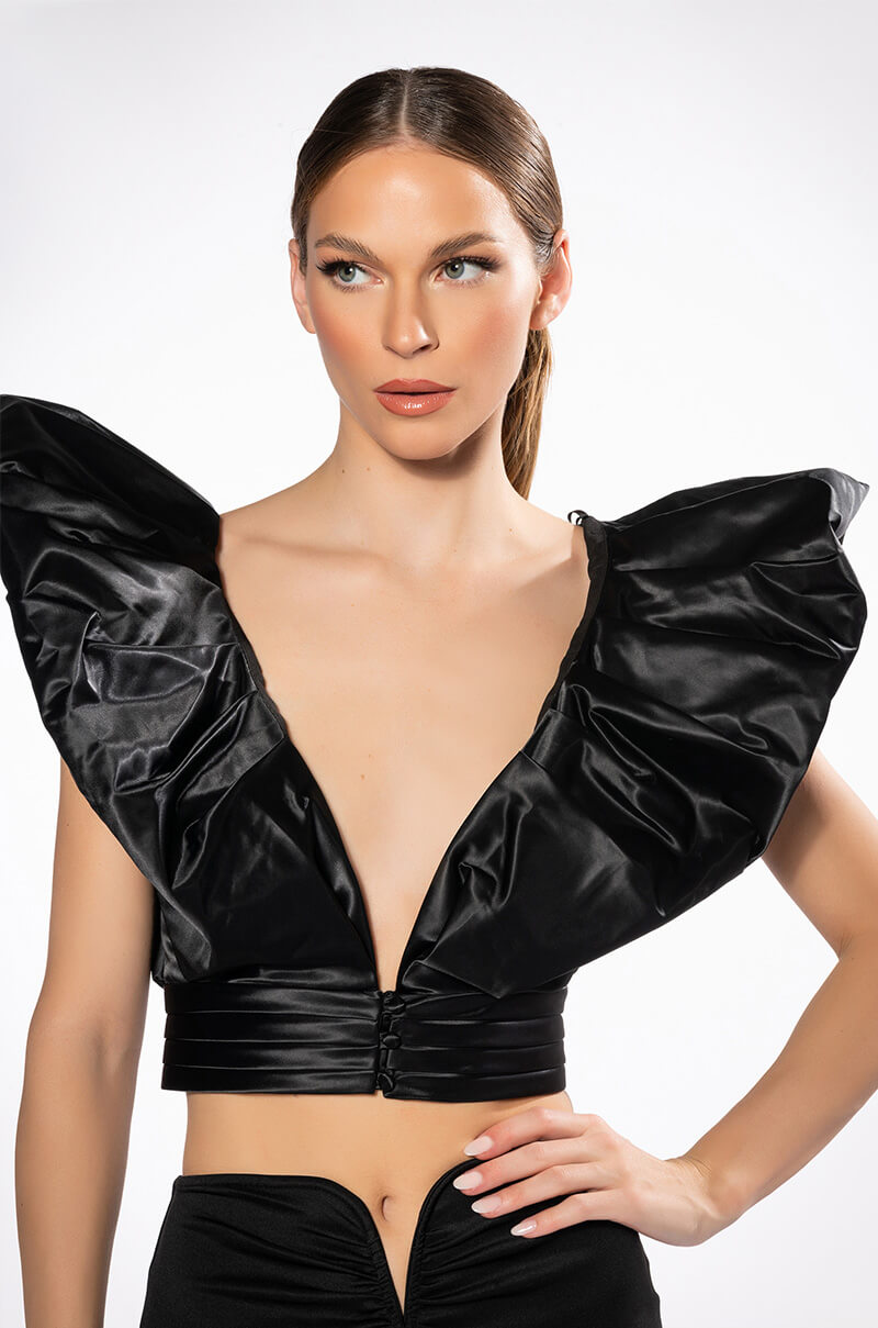 PUFF SHOULDER BOLERO