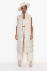 BARLOW VEST LONG PU PUFFER VEST