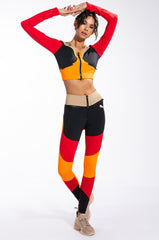 PUMA MULTI COLOR UNITY CROP TOP