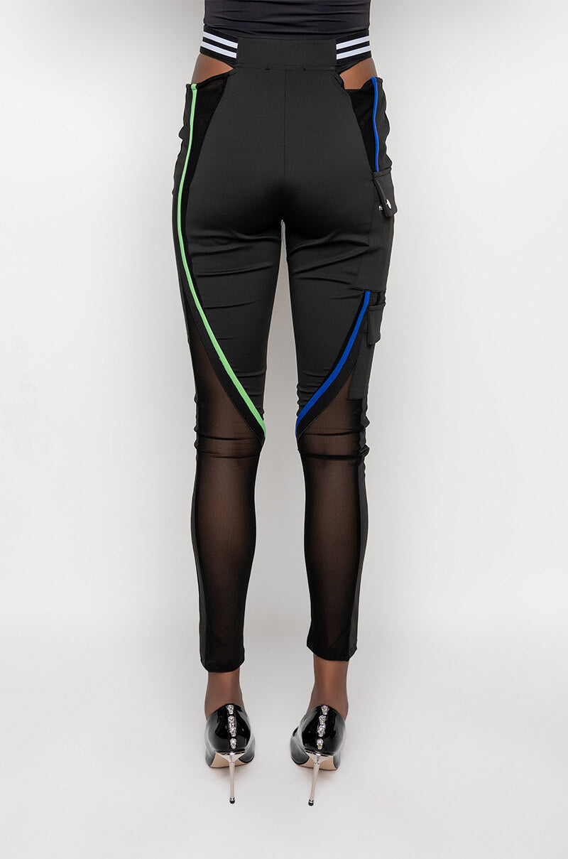 PUT IN WORK MESH PANEL CUTOUT LEGGING