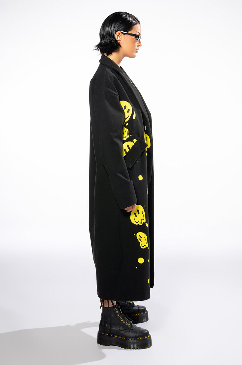 PUT ON A HAPPY FACE TRENCH COAT