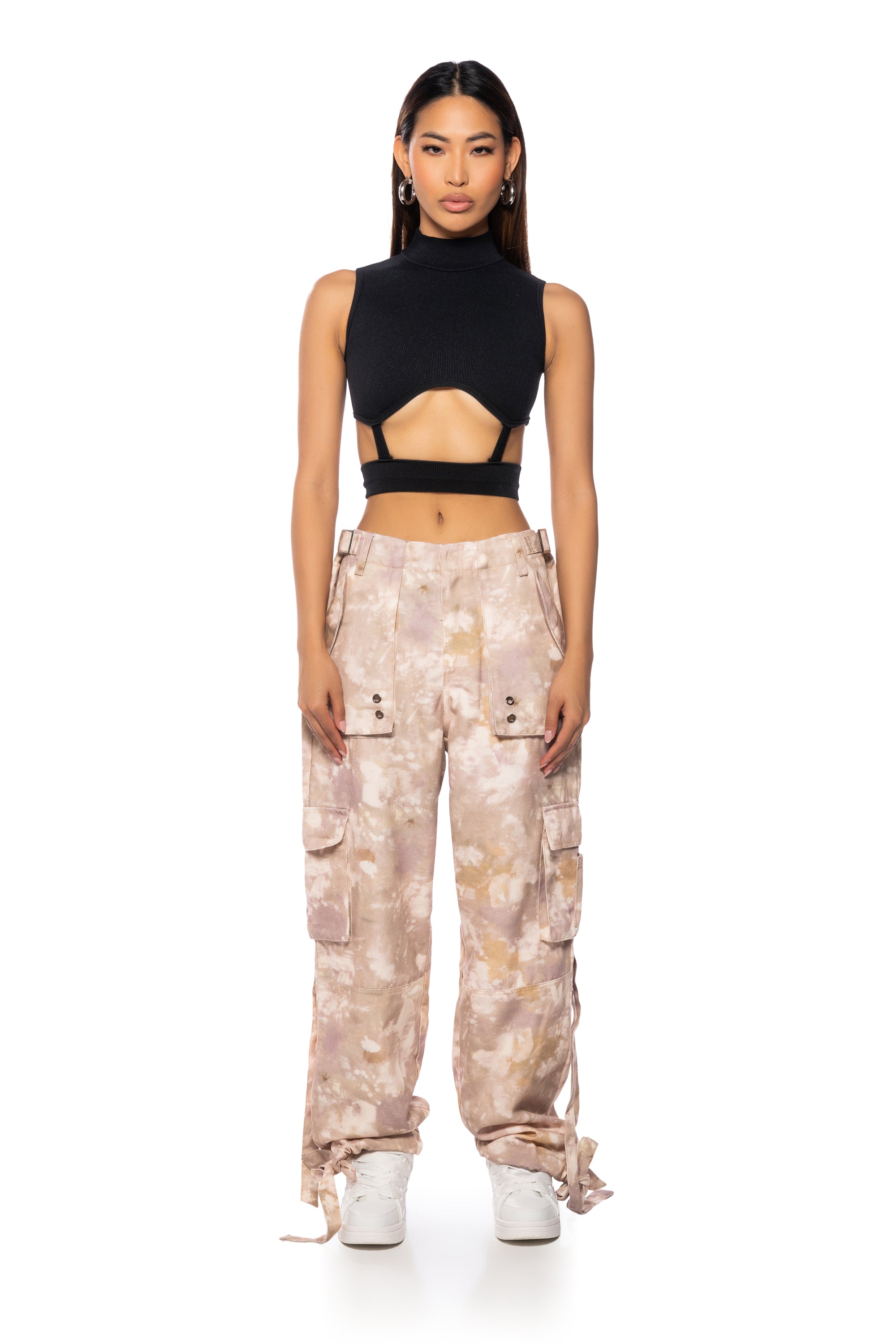 QUINN RELAXED PRINT CARGO PANT