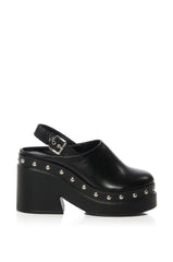RAVENDELL CHUNKY CLOG IN BLACK