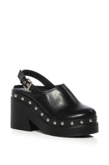RAVENDELL CHUNKY CLOG IN BLACK