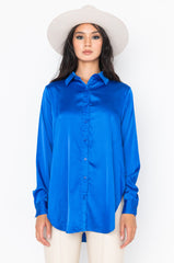 READY FOR ANY OCCASION SATIN SHIRT