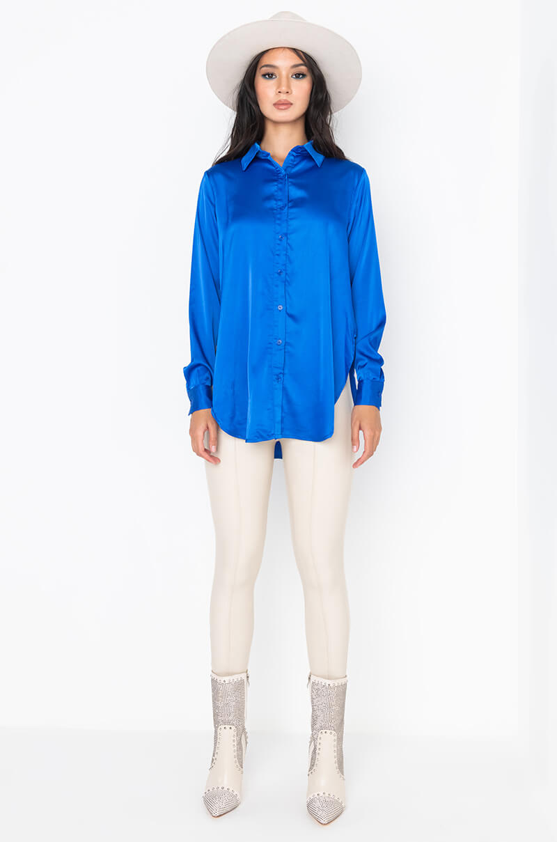 READY FOR ANY OCCASION SATIN SHIRT