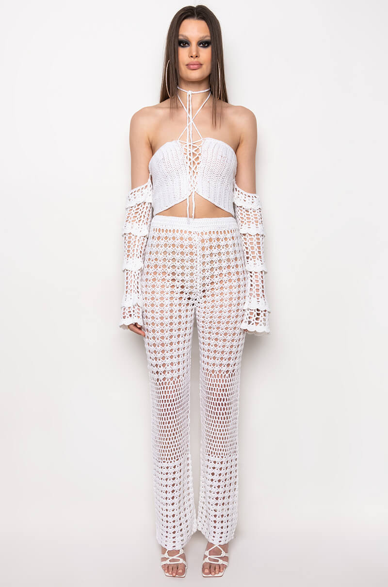 BAHAMAS MOOD CROCHET PANT
