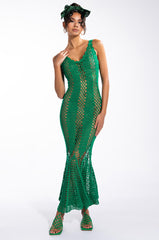 CAN'T HELP IT MAXI CROCHET DRESS