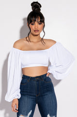 ROCK THE BOAT OFF SHOULDER BLOUSE
