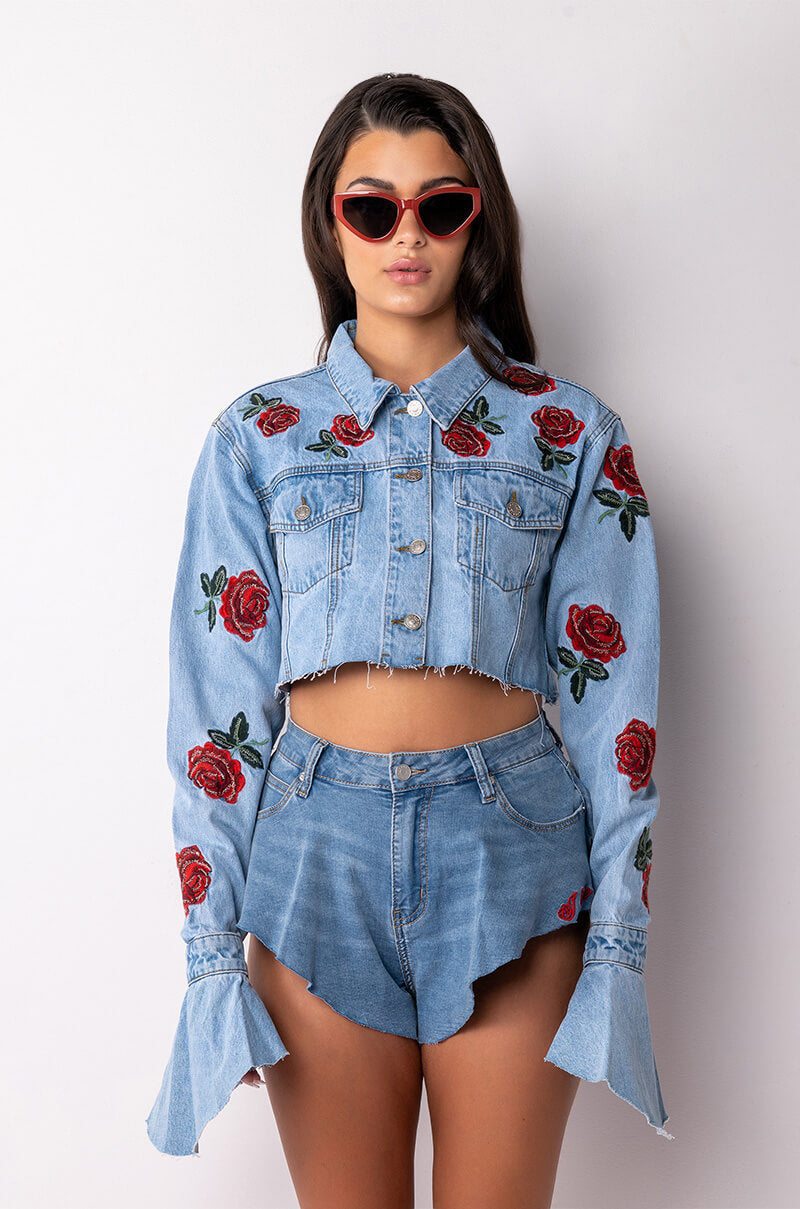ROMANTIC WALKS DENIM JACKET