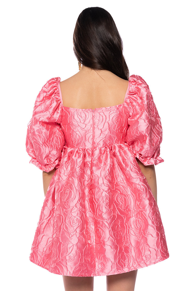 VIVIENNE PUFF SLEEVE MINI DRESS