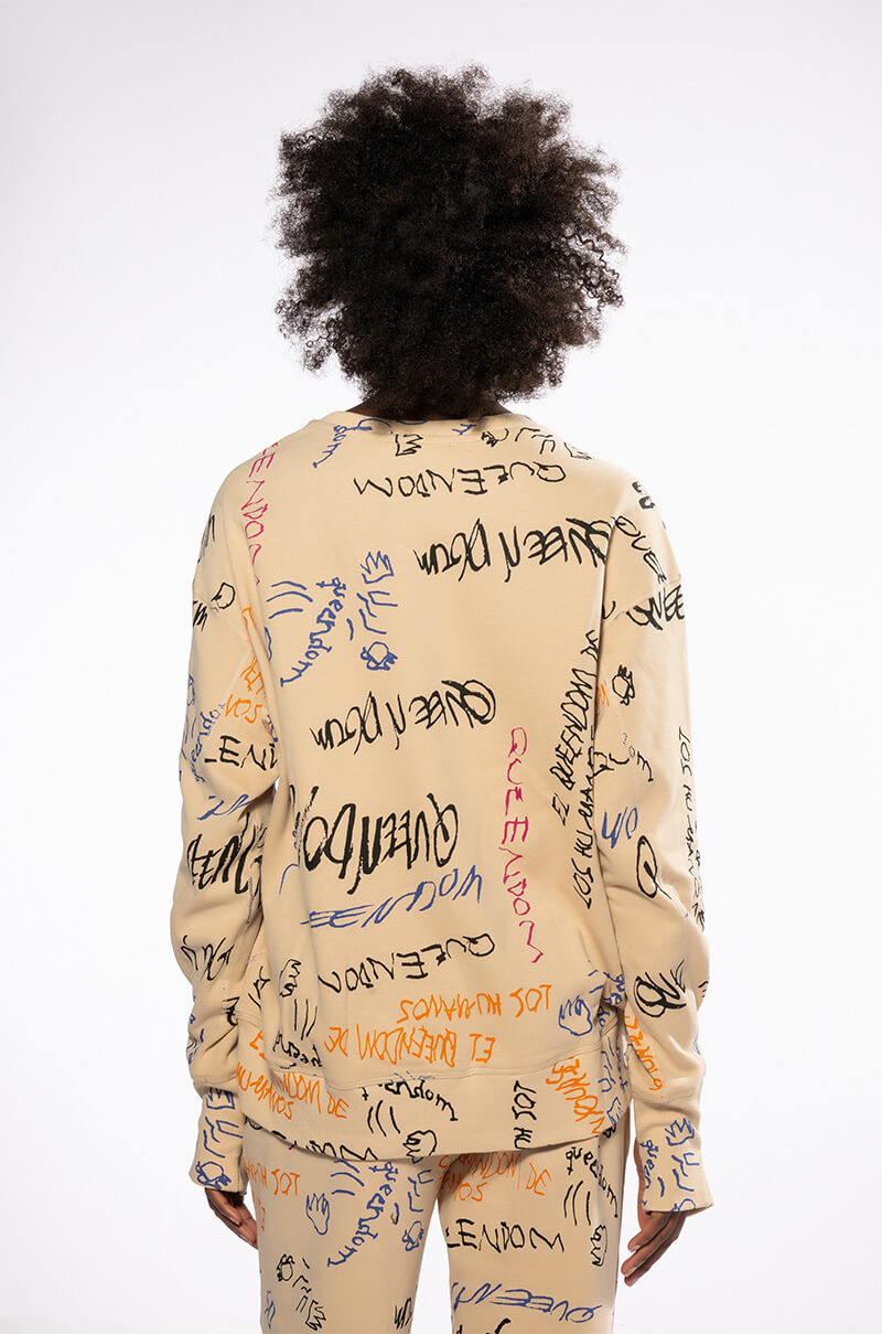ROYALTY DRAWING CREWNECK SWEATSHIRT