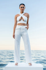 RULES DON'T APPLY CROSS FRONT BLOUSE