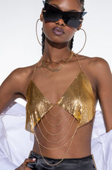 RUN IT UP CHAINS BRALETTE