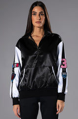 RUNNING LAPS QUARTER ZIP SWEATSHIRT