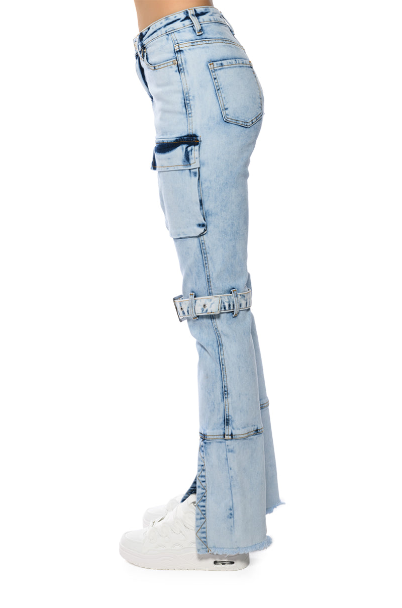 SAMMI DENIM CARGO PANT