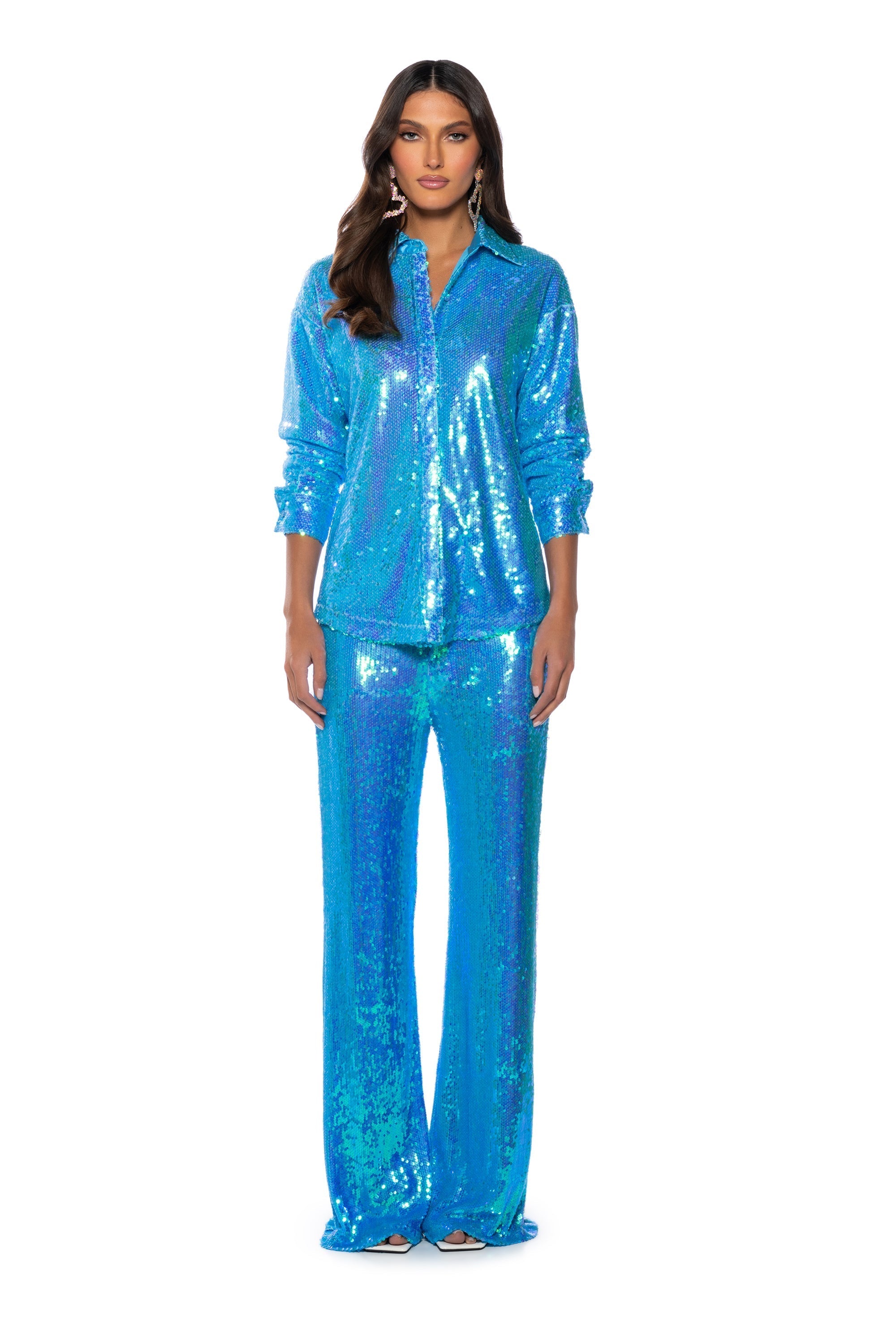 SAPPHIRE DREAMING SEQUIN TROUSER