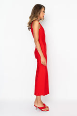 SAVE IT FOR THE DANCE ONE SLEEVE MAXI DRESS
