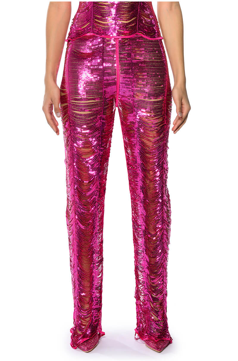 SENORITA EMBELLISHED STRAIGHT LEG PANT