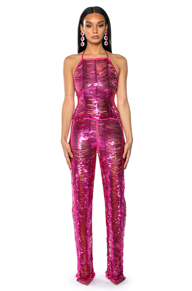 SENORITA EMBELLISHED STRAIGHT LEG PANT